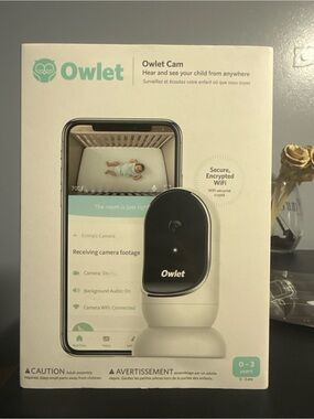 Owlet Cam Baby Monitor - White MAKE AN OFFER